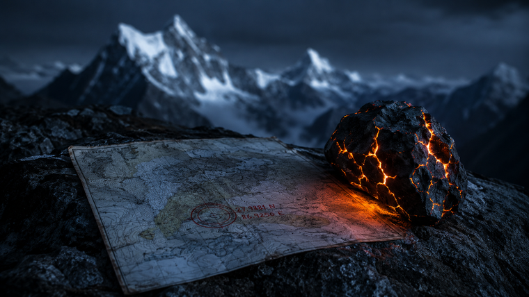 Meteorite impact zone