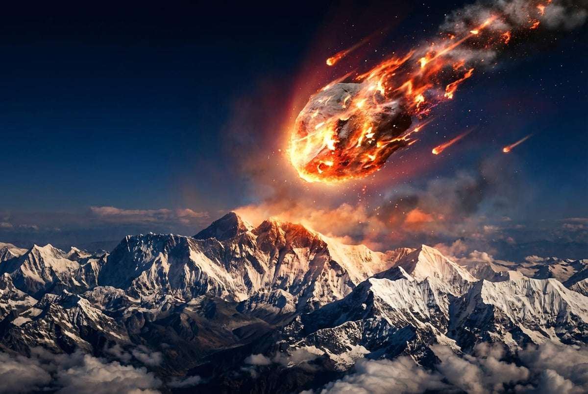 Meteorite fragmentation above Himalayas